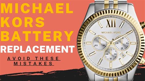 michael kors watch battery cost|michael kors watch battery life.